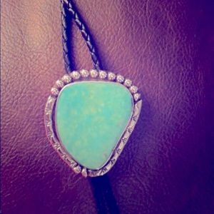 Navajo sterling silver bolo tie